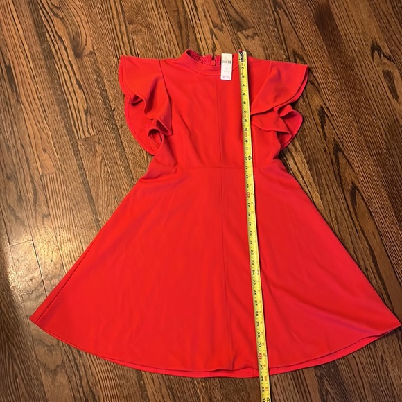 Anthropologie Maeve Deena Mini Dress Red NWT - Picture 2 of 11
